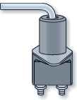 Illustration of a battery isolator switch